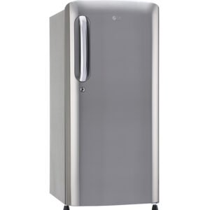 LG 190 L Direct Cool Single Door 4 Star Refrigerator  (Shiny Steel, GL-B201APZY)